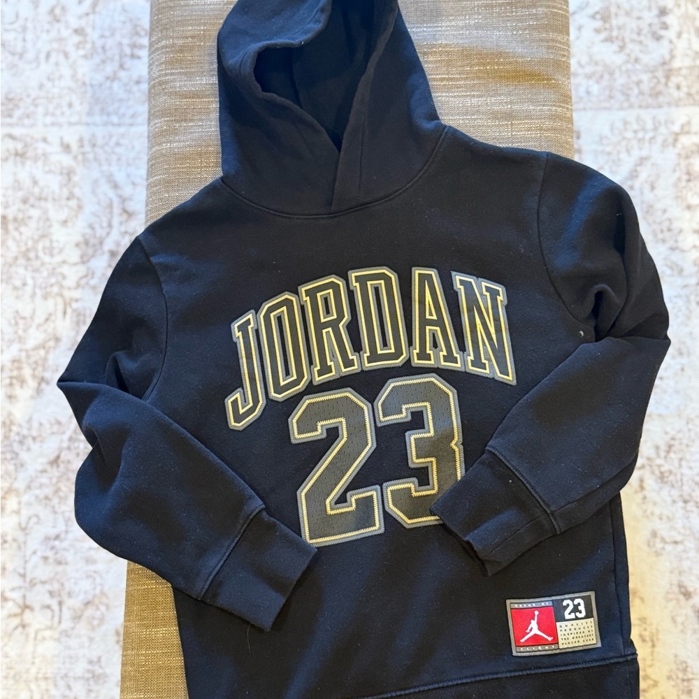 Jordan Black and Gold Hoodie